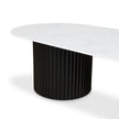CCF8582-DW 1.3m Marble Coffee Table - Black