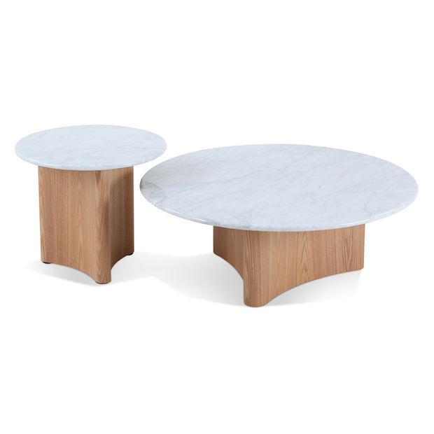 CCF8584-DW Nested Marble Coffee Table - Natural