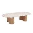CCF8933-DW 1.5m Travertine Top Coffee Table - Natural