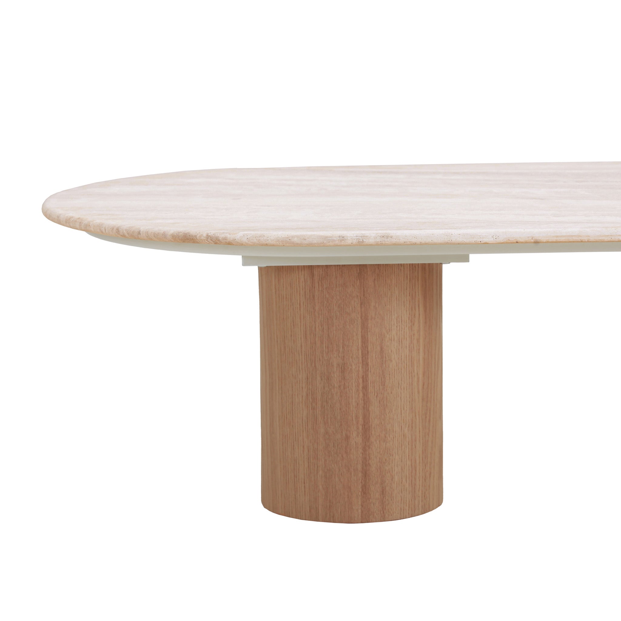 CCF8933-DW 1.5m Travertine Top Coffee Table - Natural