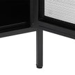 Levede Storage Cabinet Steel Kitchen Black-2006733266635329540