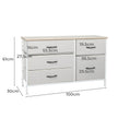Levede Storage Cabinet Tower Chest of Beige-2018816863466819586
