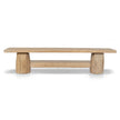 CDB10234-NA 2.06m Elm Bench - Natural