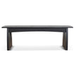 CDB10259-NI 1.4m Elm Dining Bench - Full Black