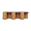 CDB12115-CN 1.68m Dining Bench - Two Tone Natural