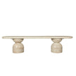 CDB12288-CO 2m Indoor Bench - Light Travertine Look