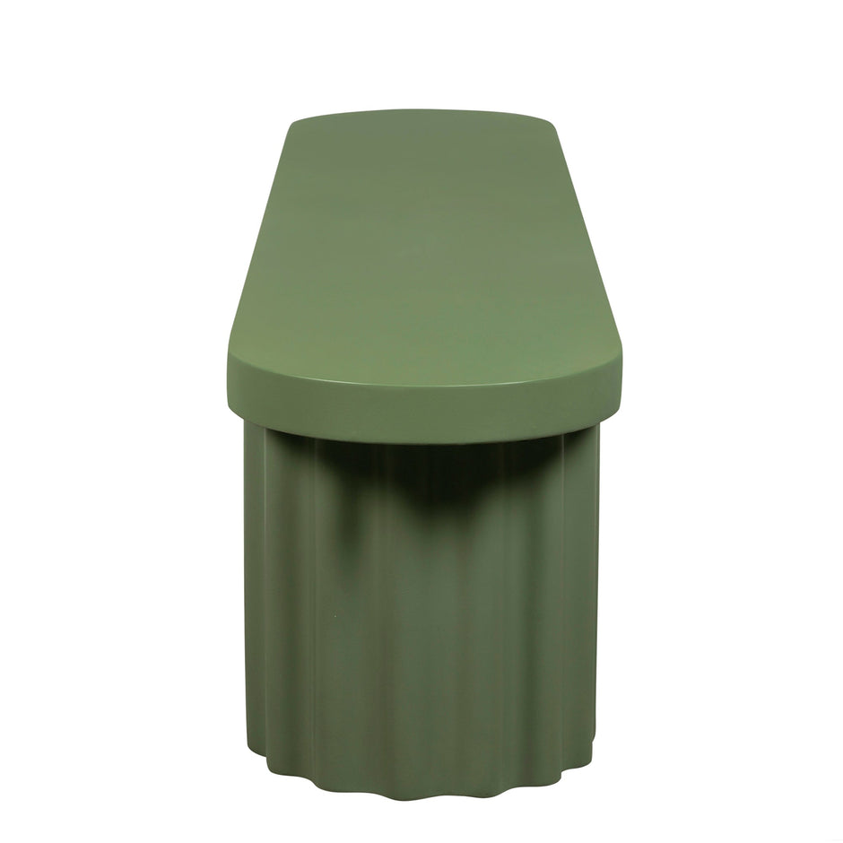 CDB12294-CO 2.1m Concrete Bench - Green