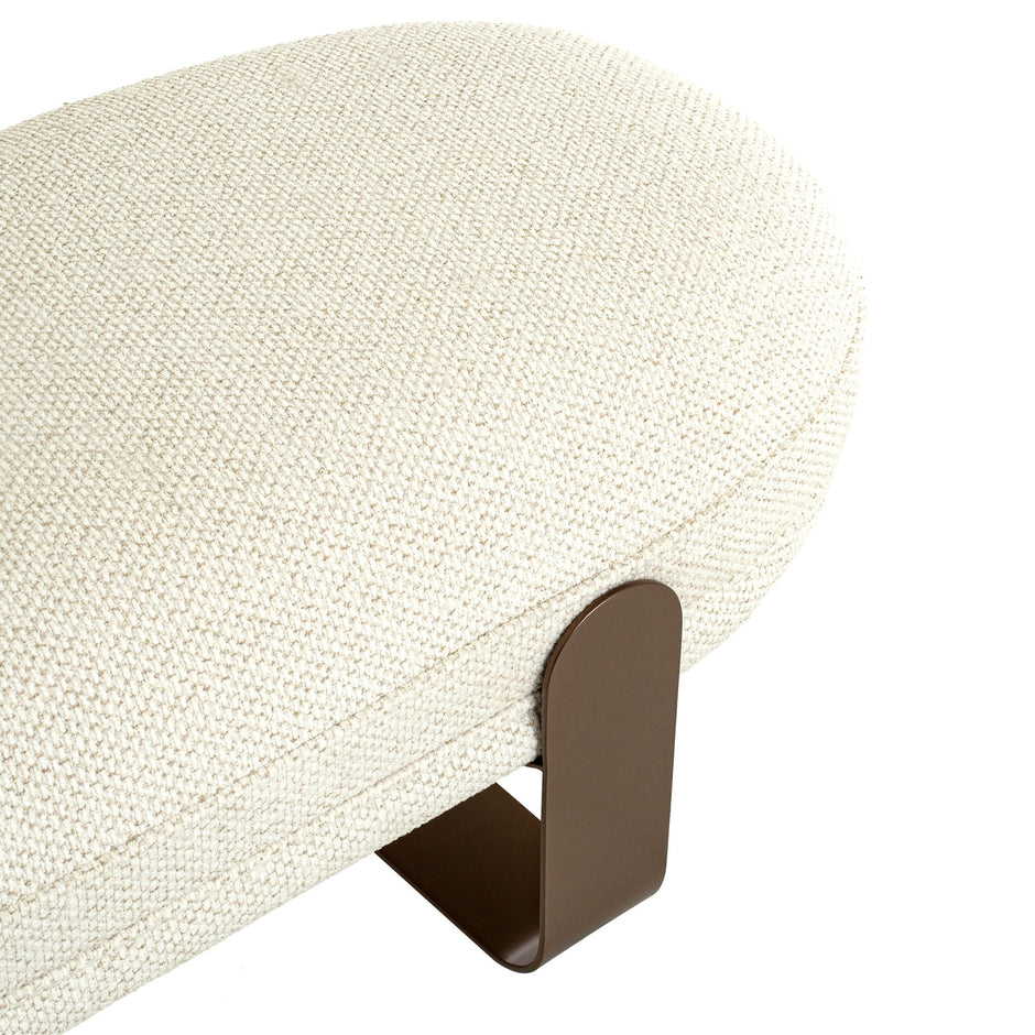 CDB12560-IG 1.5m Long Bench - Soft Ivory