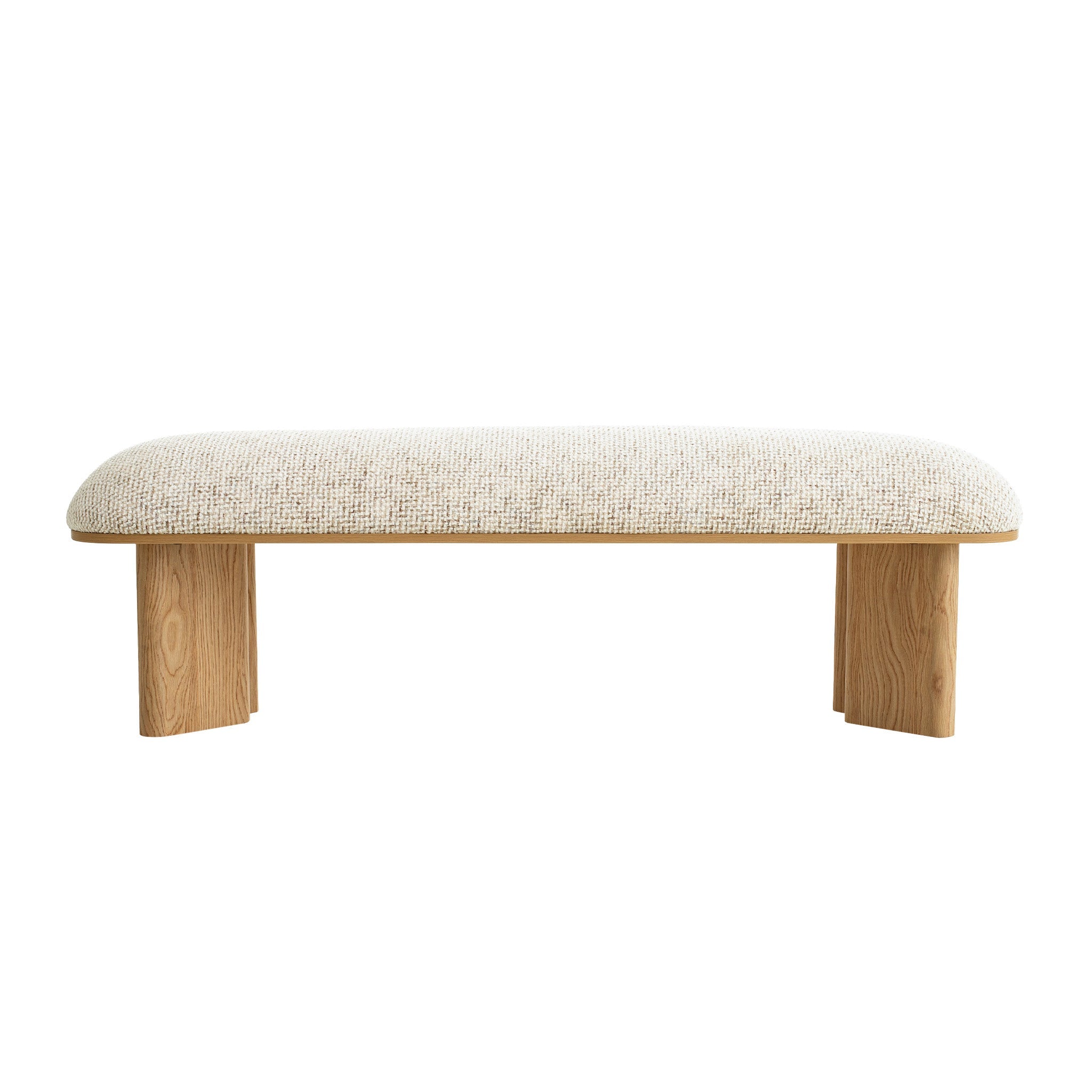 CDB12566-IG 1.5m Natural Bench - Plush Beige