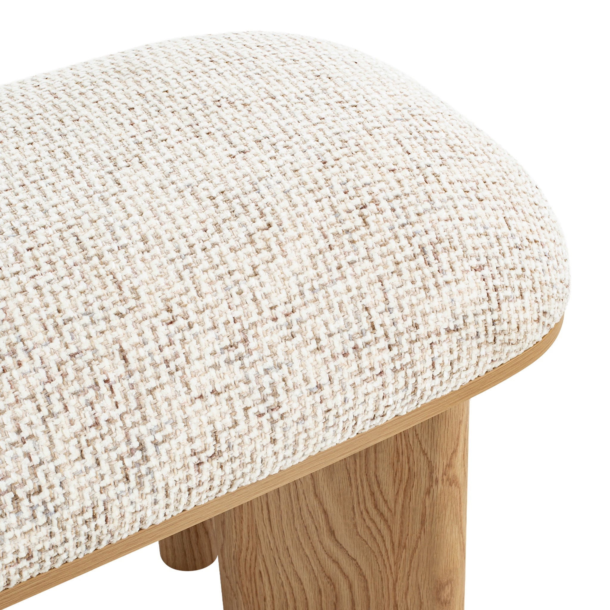 CDB12566-IG 1.5m Natural Bench - Plush Beige