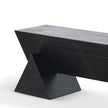 CDB6691-NI 1.9m Elm Bench - Full Black