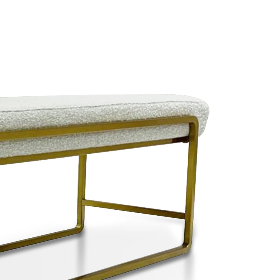 CDB8946-BS 1.52m Bench - Pearl Grey Boucle