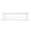 CDB8990-KD 1.8m Wooden Bench - Full White