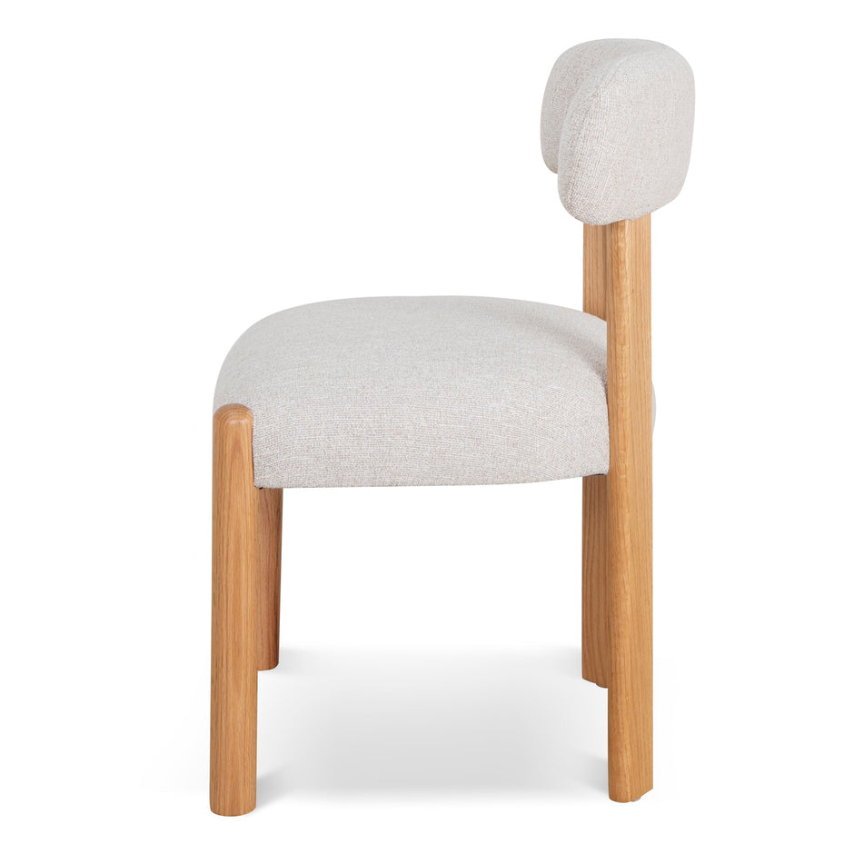 CDC10148-MY Fabric Dining Chair - Coastal Beige (Set of 2)