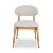 CDC10151-MY Coastal Beige Dining Chair - Natural Oak