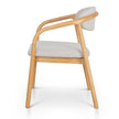 CDC10154-MY Coastal Beige Dining Chair - Natural