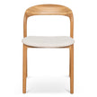 CDC10182-SD Natural Dining Chair - Beige (Set of 2)