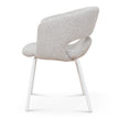 CDC10193-FH White Dining Chair - Clay Grey (Set of 2)