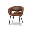 CDC10218-FHx2 Black Dining Chair - Antique Brown (Set of 2 )