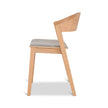 CDC10291-SD Natural Dining Chair - Grey Seat (Set of 2)