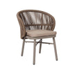 CDC10312-IDx2 Beige Outdoor Dining Chair - Brown (Set of 2)