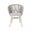 CDC10313-ID Sand White Outdoor Dining Chair - Light Grey (Set of 2)