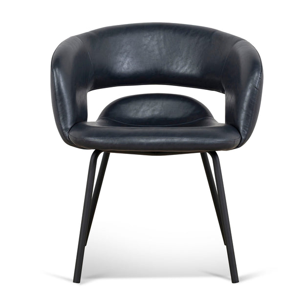 Set of 2 - CDC10342-FH Dining Chair - Full Black