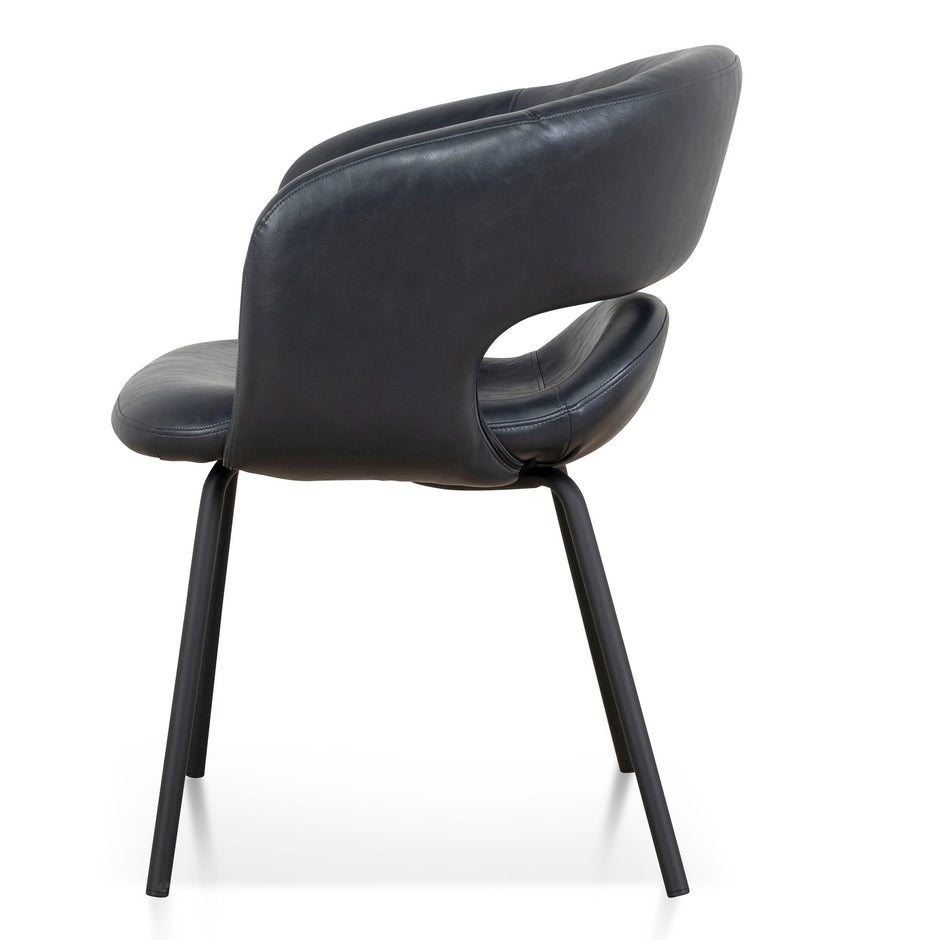 Set of 2 - CDC10342-FH Dining Chair - Full Black