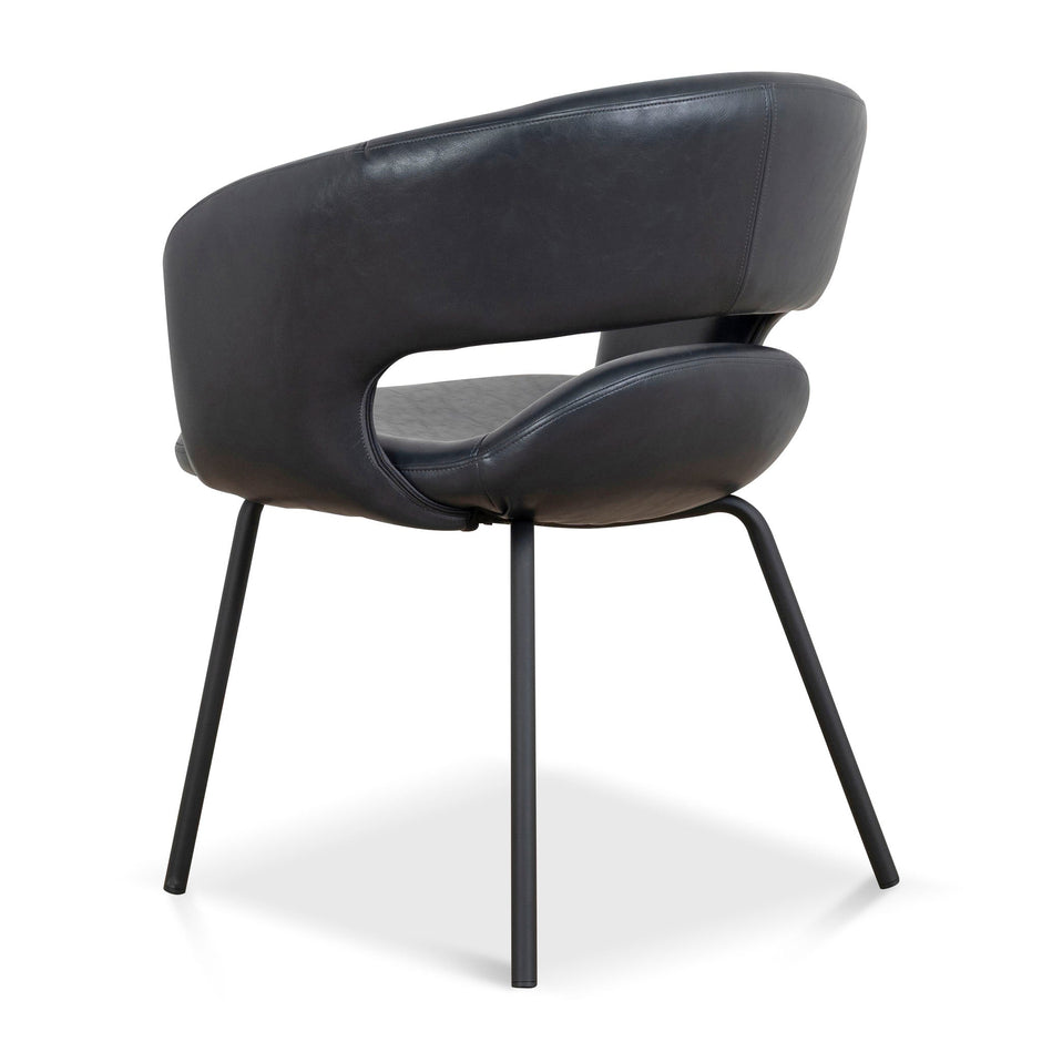 Set of 2 - CDC10342-FH Dining Chair - Full Black