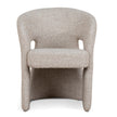 CDC10352-FH Fabric Dining Chair - Pale Beige