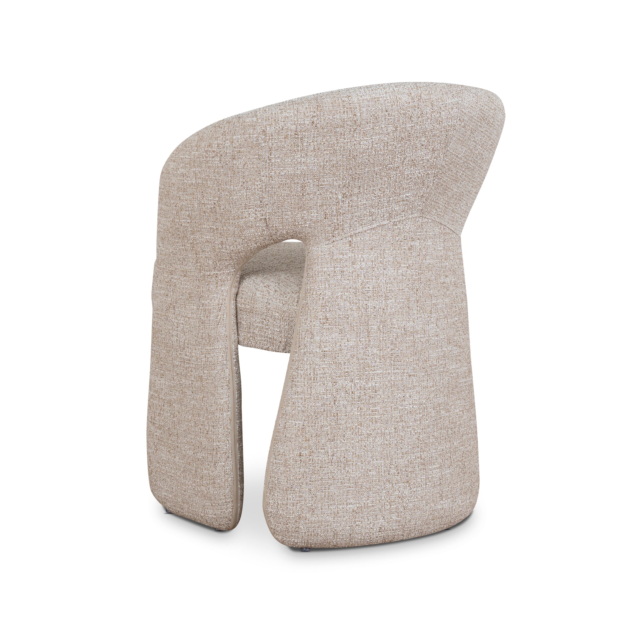 CDC10352-FH Fabric Dining Chair - Pale Beige