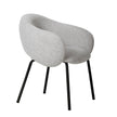 CDC10536-FH Black Dining Chair - Clay Grey (Set of 2)