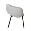 CDC10536-FH Black Dining Chair - Clay Grey (Set of 2)