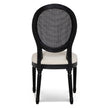CDC10551-LJ Black ELM Dining Chair - Dawn Beige (Set of 2)