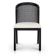 CDC10554-LJ Black ELM Dining Chair - Dawn Beige (Set of 2)