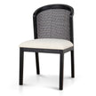 CDC10554-LJ Black ELM Dining Chair - Dawn Beige (Set of 2)