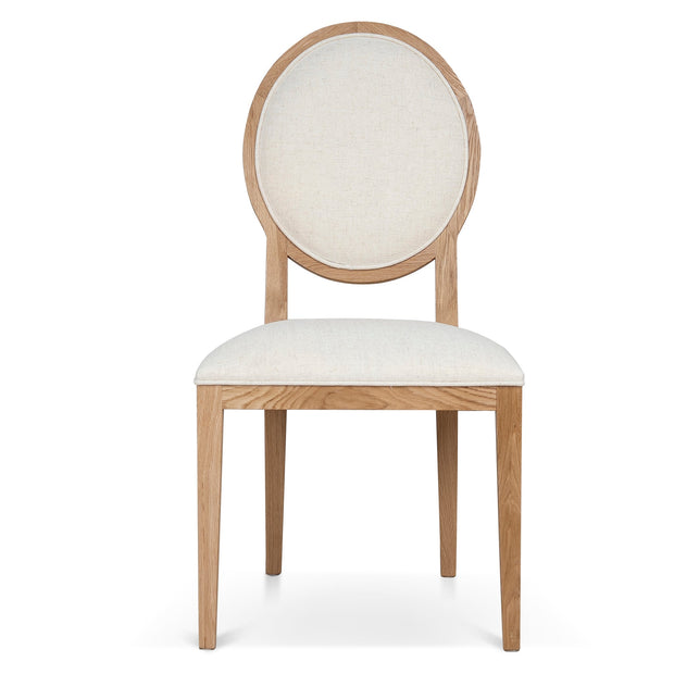 DC10562-LJ Natural Dining Chair - Dawn Beige (Set of 2)