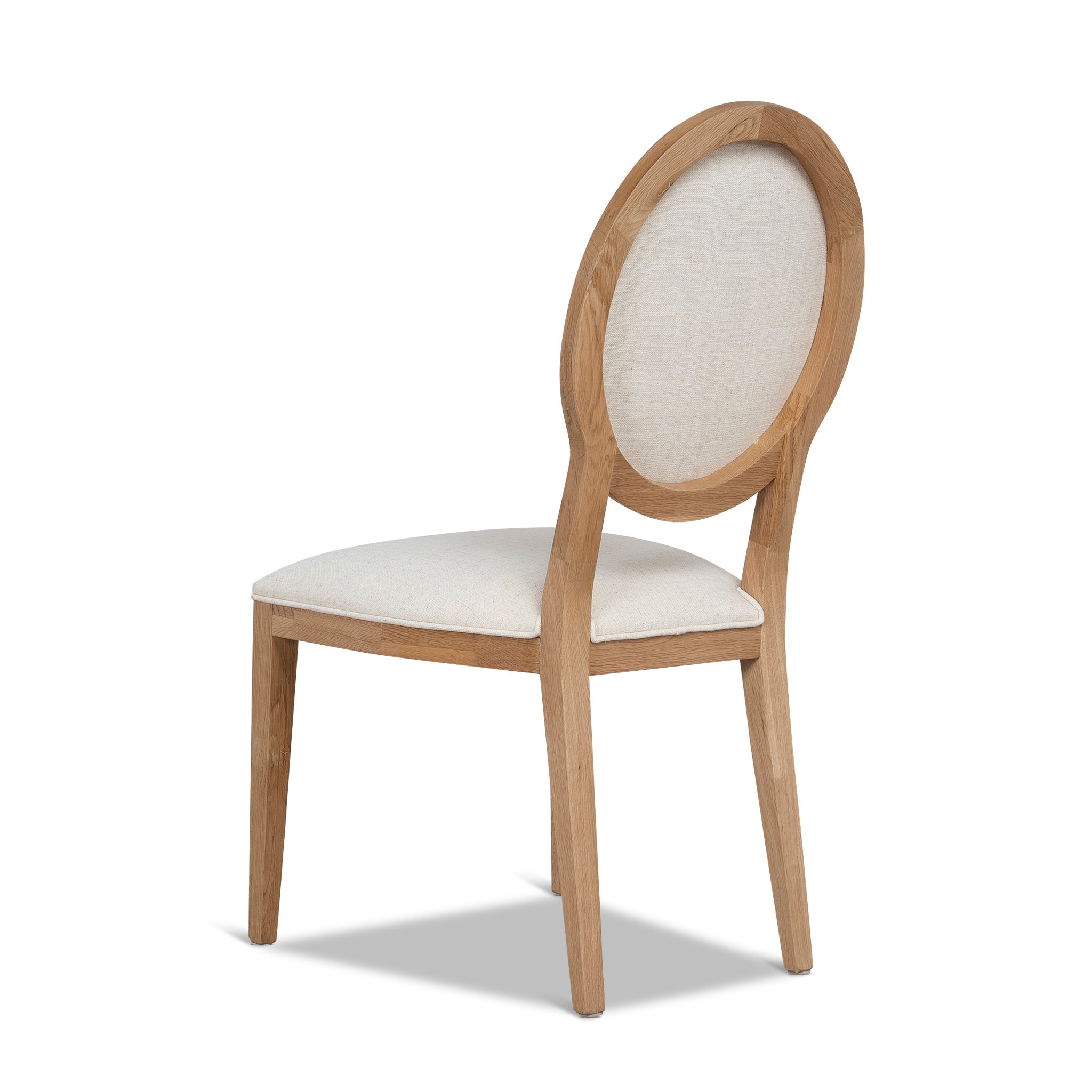 DC10562-LJ Natural Dining Chair - Dawn Beige (Set of 2)