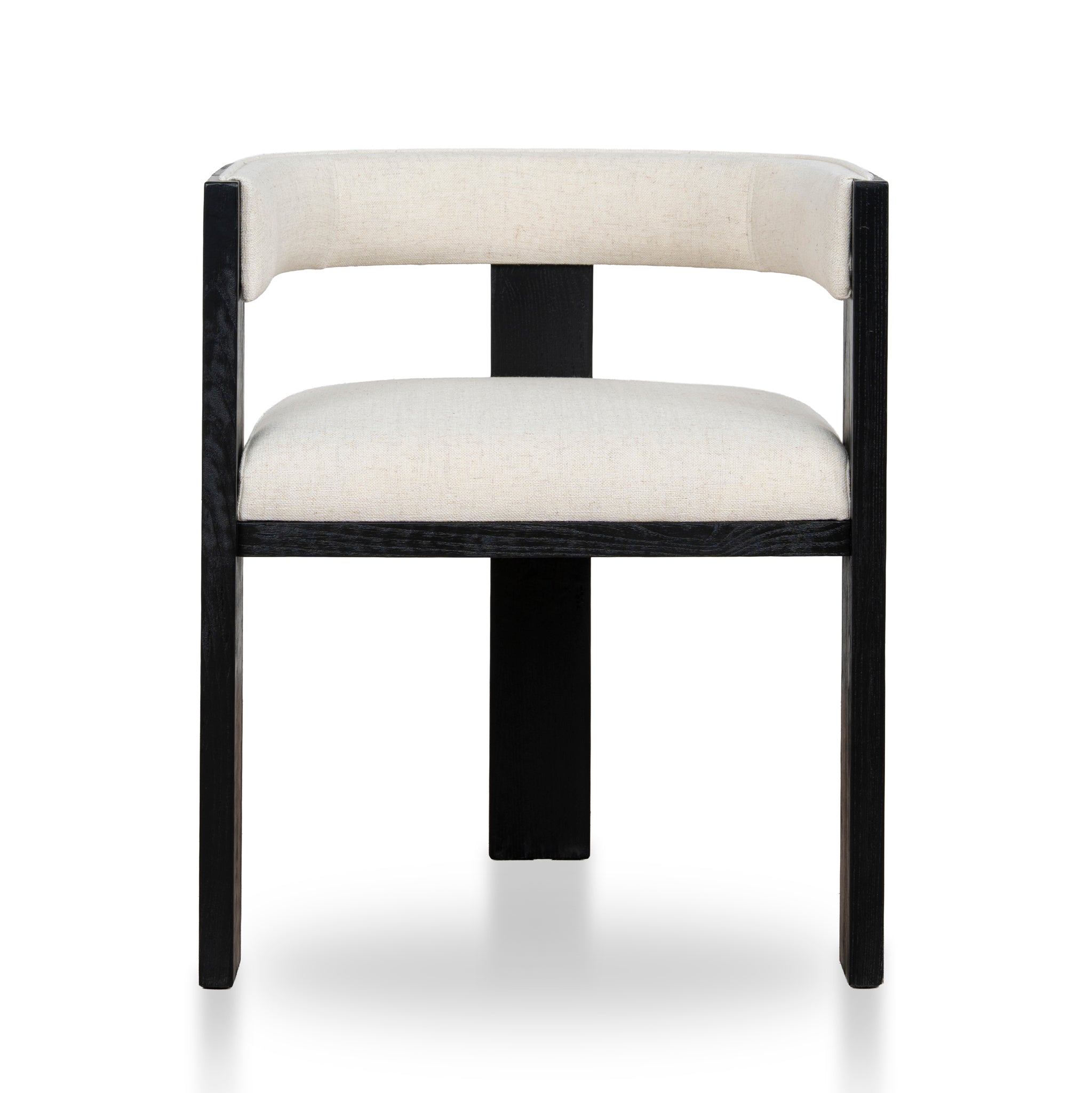 CDC10564-LJ Black ELM Dining Chair - Dawn Beige (Set of 2)