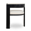 CDC10564-LJ Black ELM Dining Chair - Dawn Beige (Set of 2)