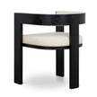 CDC10564-LJ Black ELM Dining Chair - Dawn Beige (Set of 2)