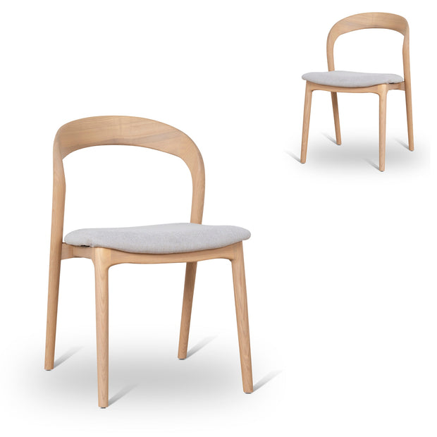 CDC10569-NX Natural Dining Chair - Naxos Beige (Set of 2)