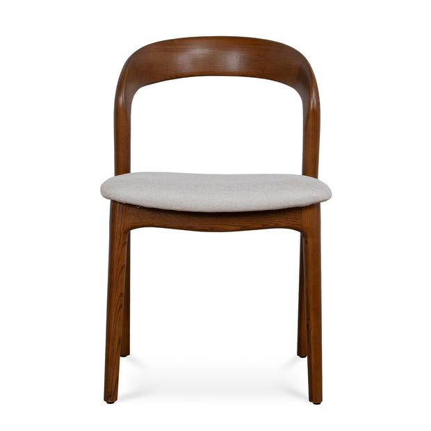 CDC10570-NX Walnut Dining Chair - Naxos Beige (Set of 2)