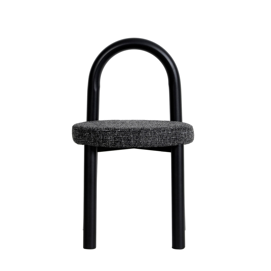 CDC12015-FH Black Dining Chair - Field Charcoal (Set of 2)