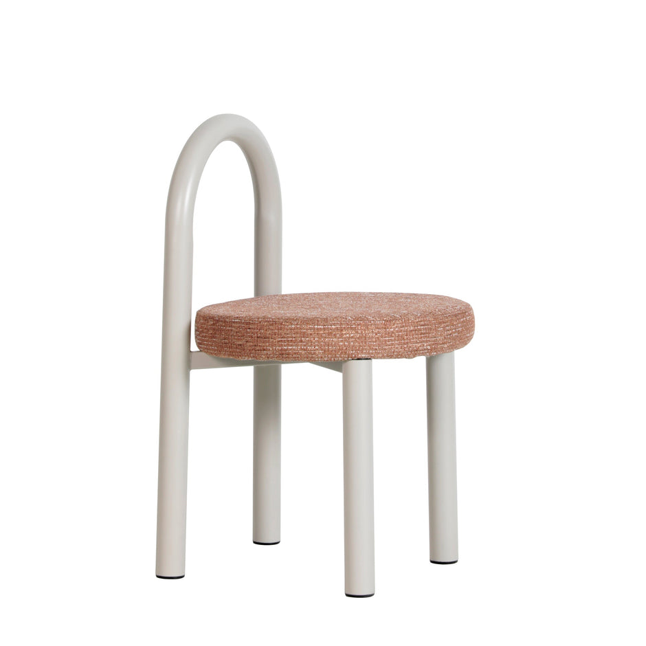 CDC12016-FH Light Grey Dining Chair - Russet Brown (Set of 2)