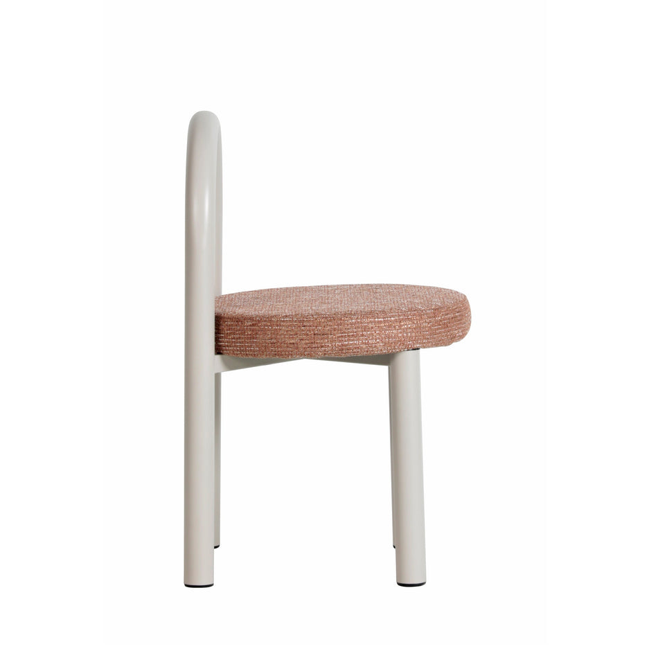 CDC12016-FH Light Grey Dining Chair - Russet Brown (Set of 2)