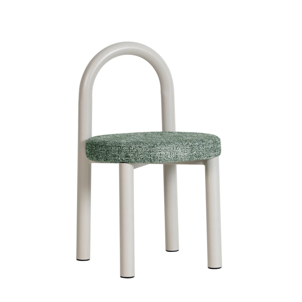 CDC12017-FH Light Grey Dining Chair - Spring Green (Set of 2)