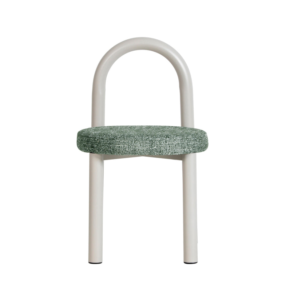 CDC12017-FH Light Grey Dining Chair - Spring Green (Set of 2)
