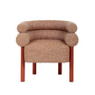 CLC12019-FH Sandy Red Armchair - Russet Brown