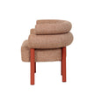 CLC12019-FH Sandy Red Armchair - Russet Brown